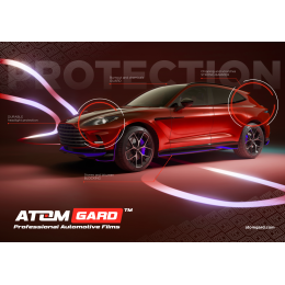 Плакат ATOMGARD, PROTECTION (en) размер 0,50 х 0,70м